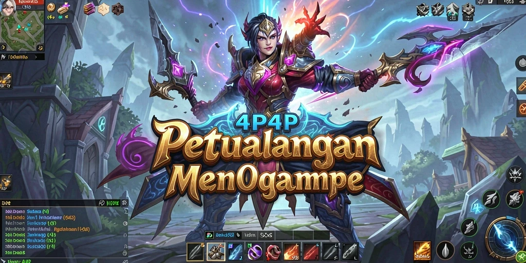 Gameplay seru dan penuh aksi dari 4P4P dengan grafis yang menakjubkan.