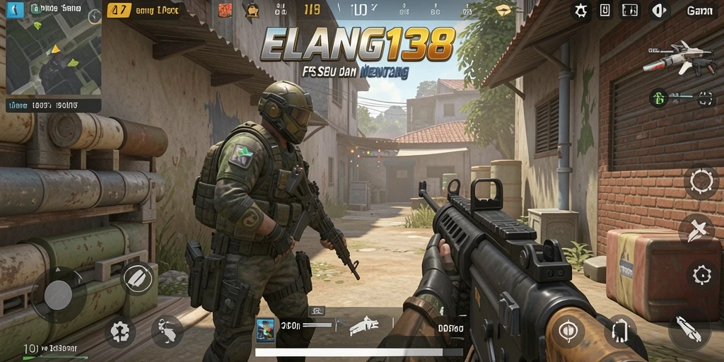 Tampilan gameplay <strong>ELANG138</strong> yang menegangkan dan penuh aksi.
