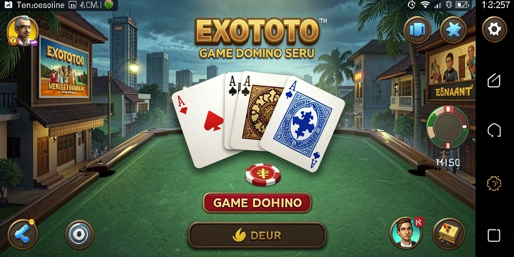 Screenshot gameplay EXOTOTO yang menarik dan interaktif.