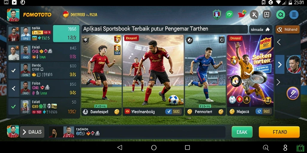 Tampilan menarik dari gameplay FOMOTOTO yang penuh aksi.