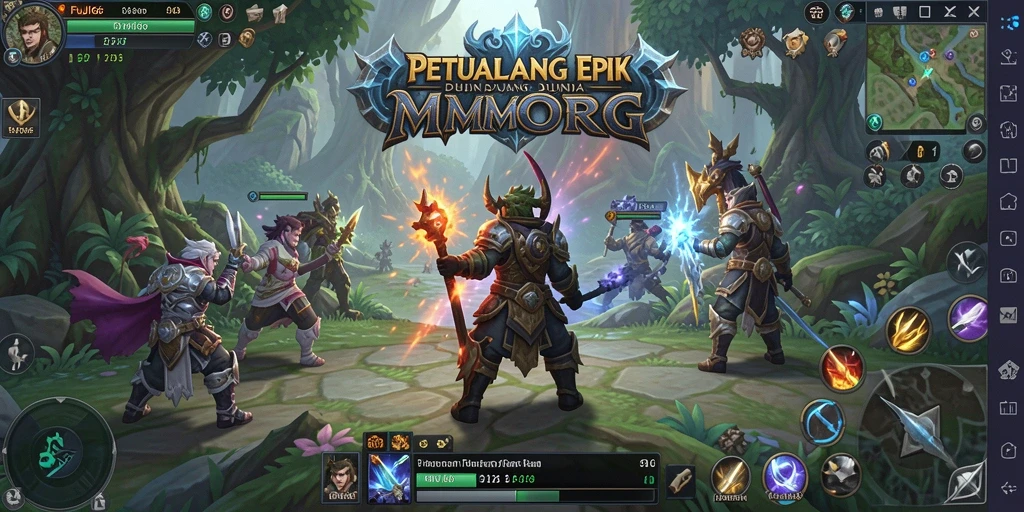 Tangkapan layar gameplay FUJI66 menampilkan pertempuran epik antar pemain.