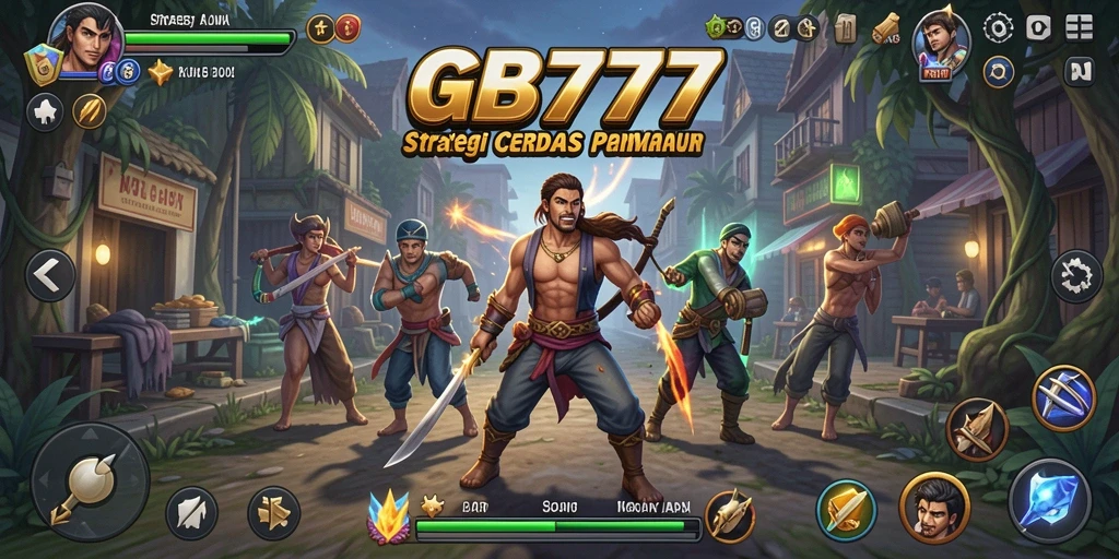 Tampilan gameplay seru dan mendebarkan dari GB777 yang menguji strategi pemain.