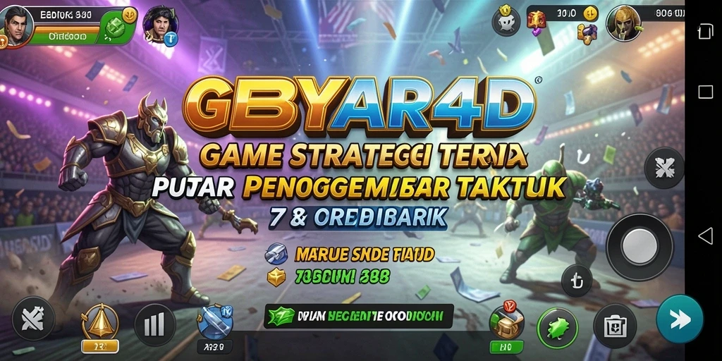 Tampilan gameplay GEBYAR4D yang menantang dan penuh strategi.