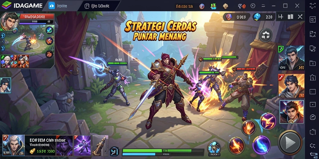 Tampilan gameplay IDAGAME yang menegangkan dan penuh strategi.