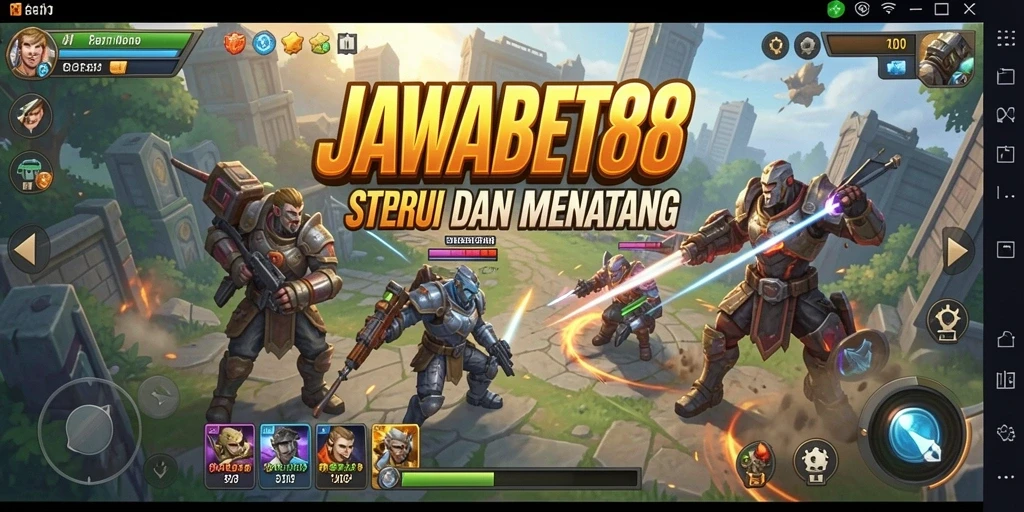 Screenshot JAWABET88 menampilkan aksi seru dalam permainan strategi.