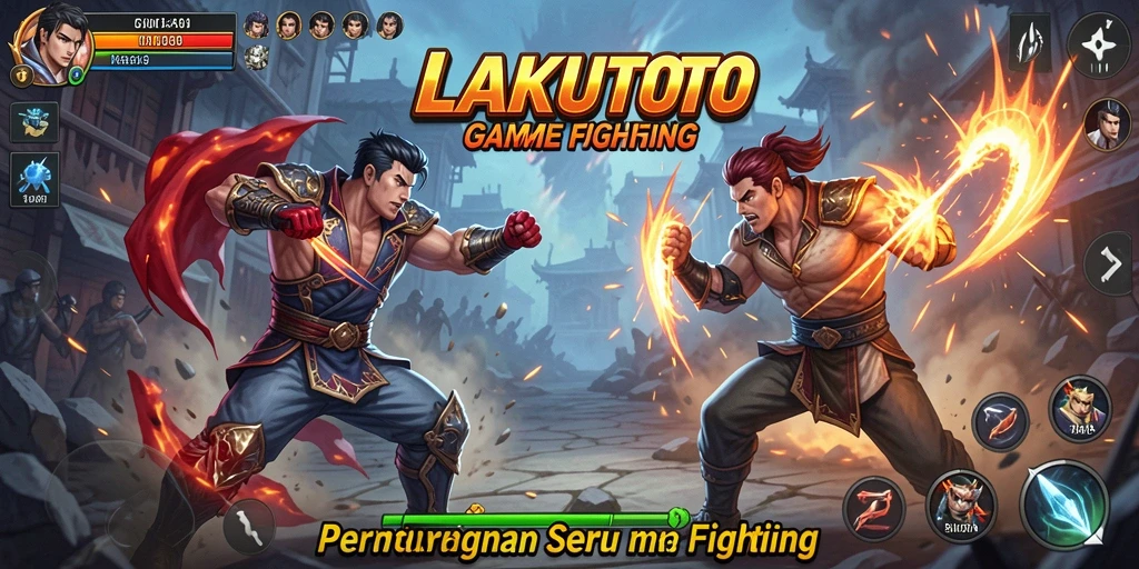 Gameplay seru LAKUTOTO dengan pertarungan yang mendebarkan.