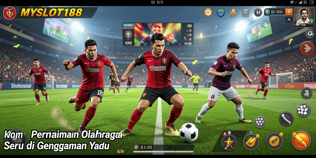 Tampilan seru dari game olahraga MYSLOT188 yang penuh aksi.