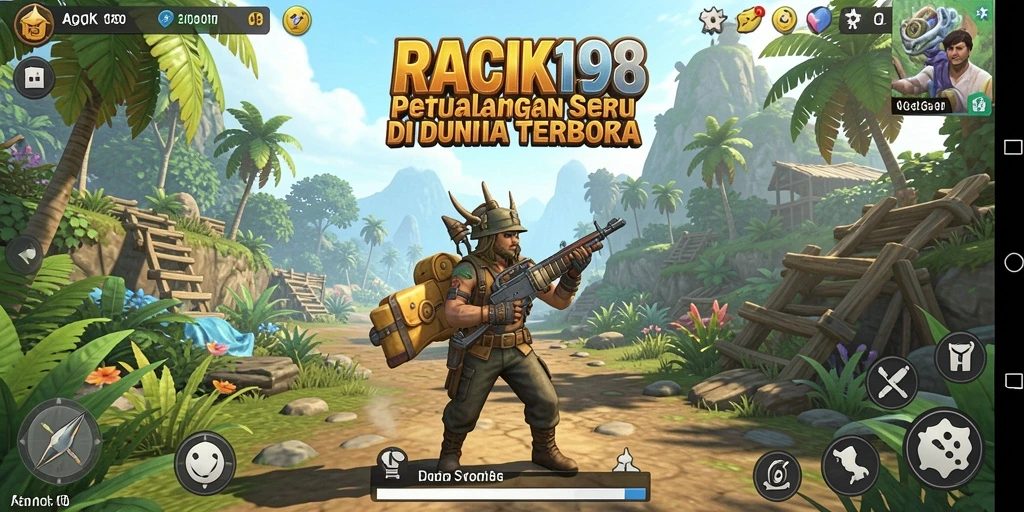 Gameplay seru dalam dunia terbuka RACIK198 yang menghibur.