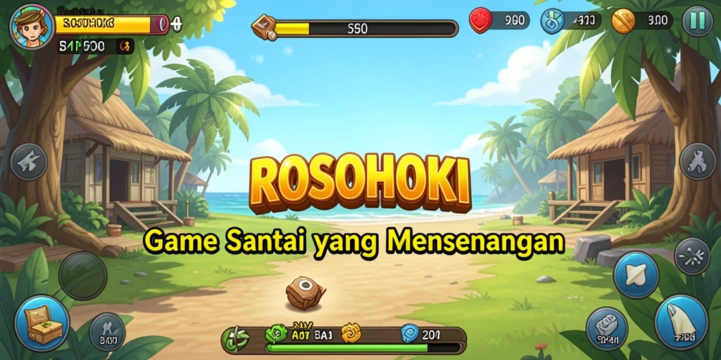 Tampilan menarik dari gameplay ROSOHOKI yang seru dan santai.